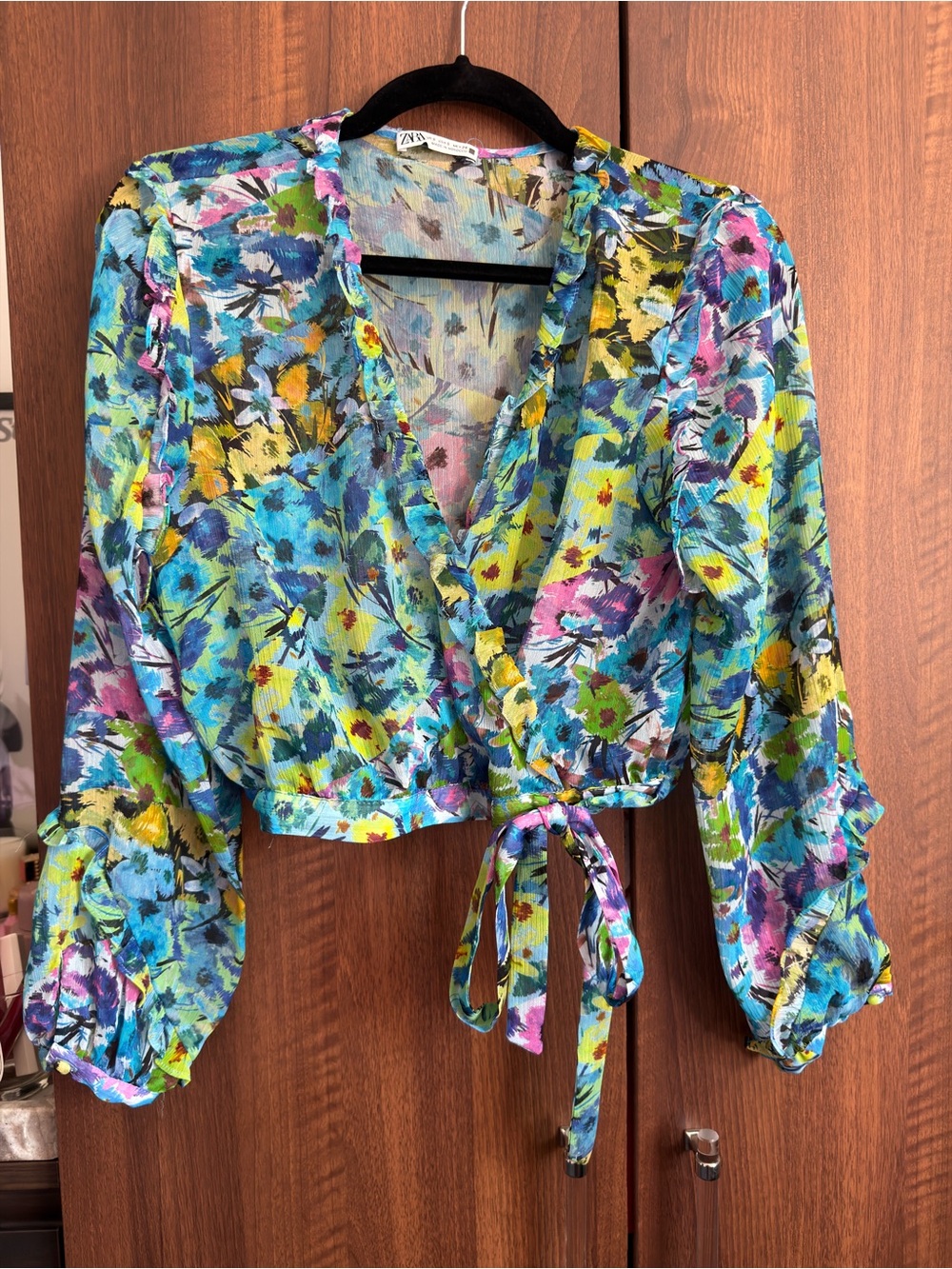 Zara Cropped Blouse